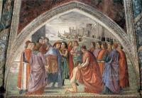 Ghirlandaio, Domenico - St Francis cycle, Renunciation of Worldly Goods